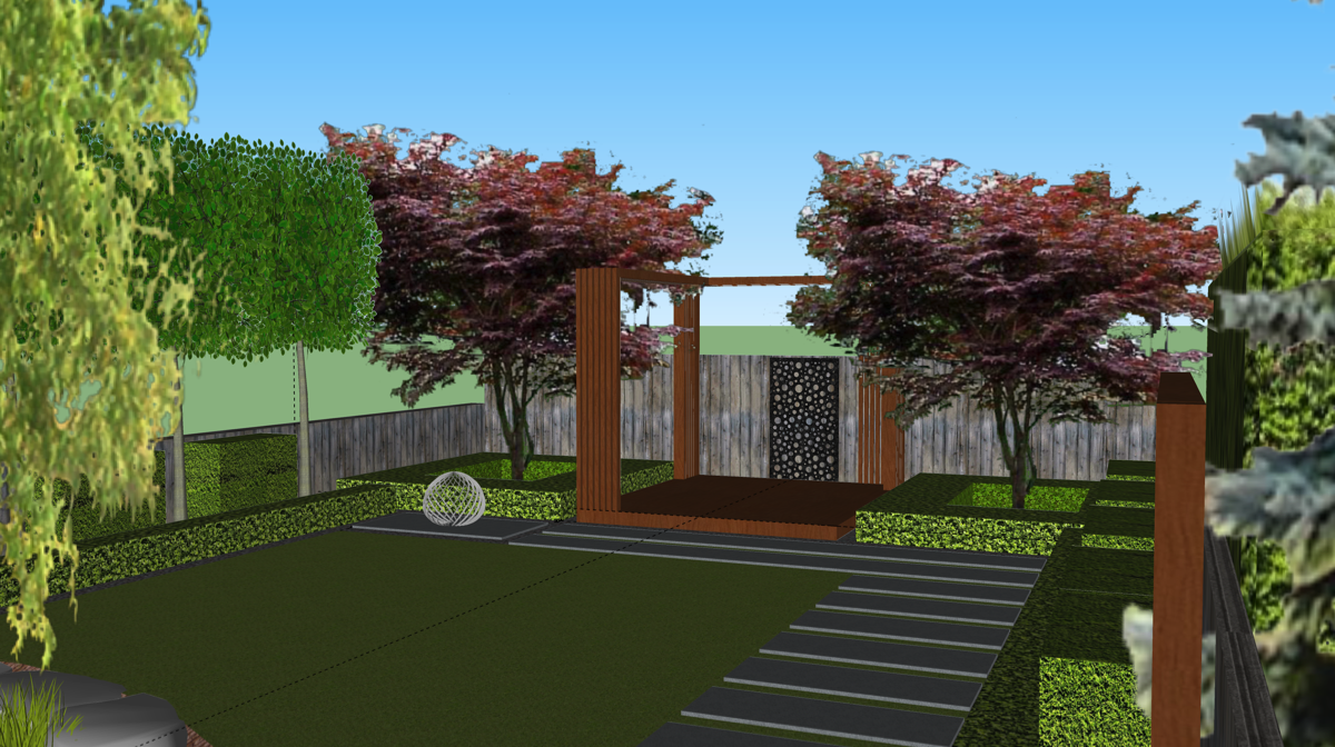 Backyard - 3D View