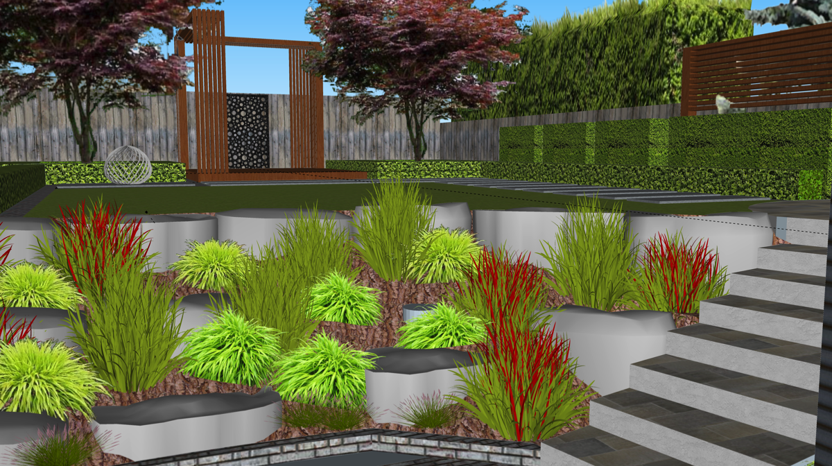 Backyard - 3D View