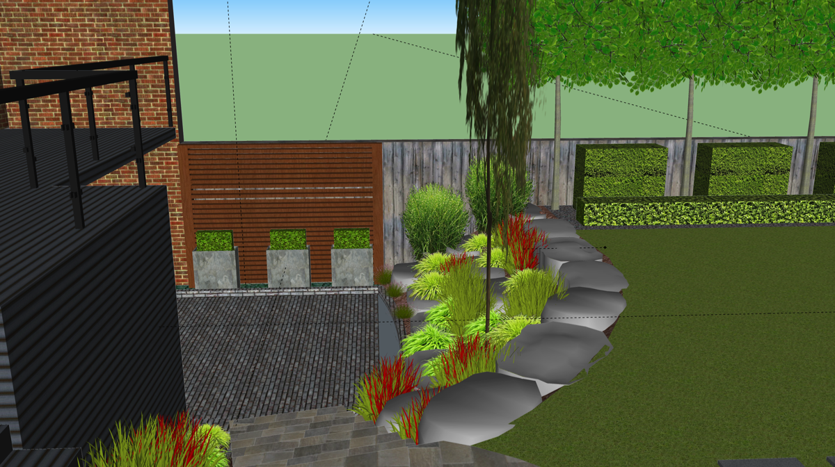 Backyard - 3D View