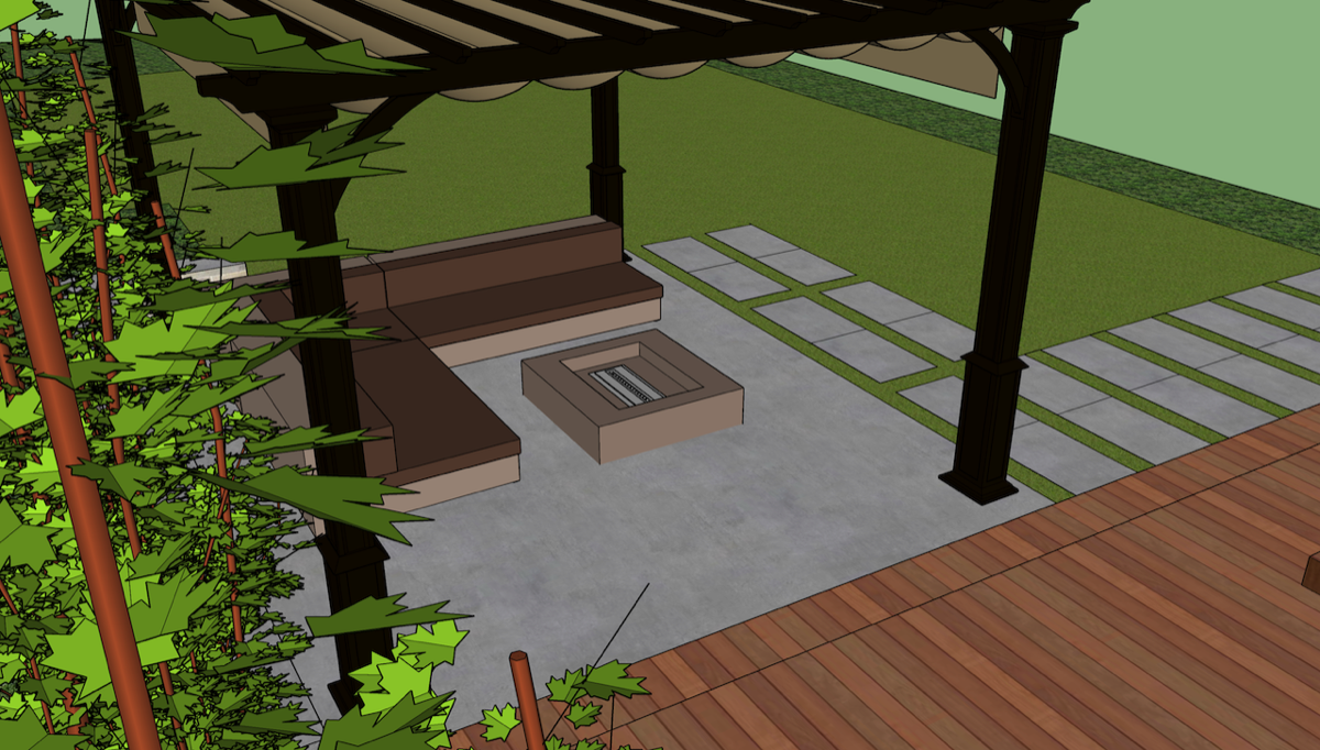 Backyard - 3D View