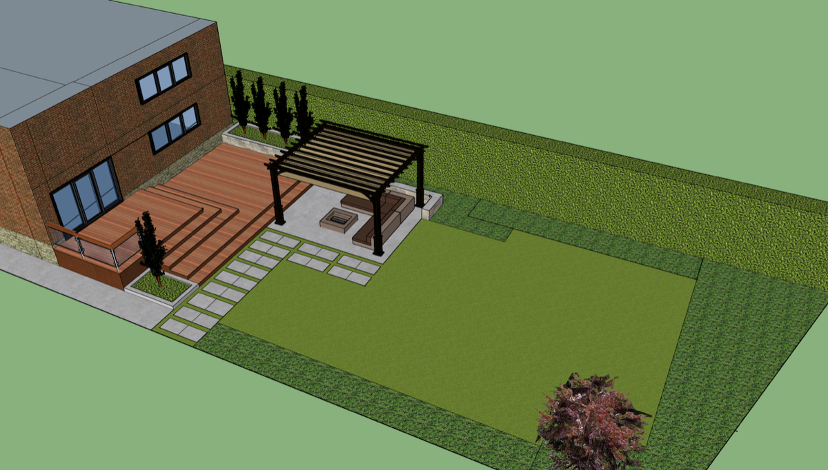 Backyard- 3D View