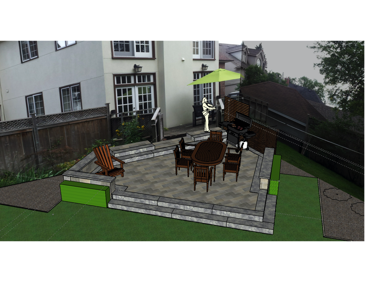 Backyard - 3D View