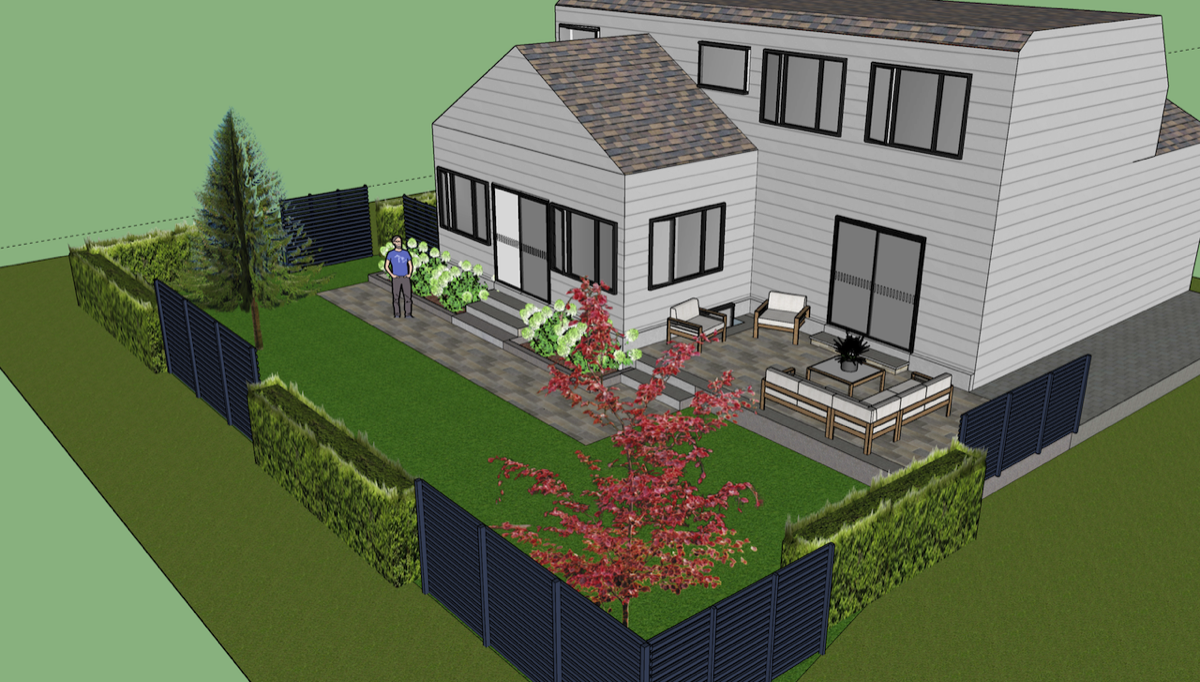 Backyard- 3D View