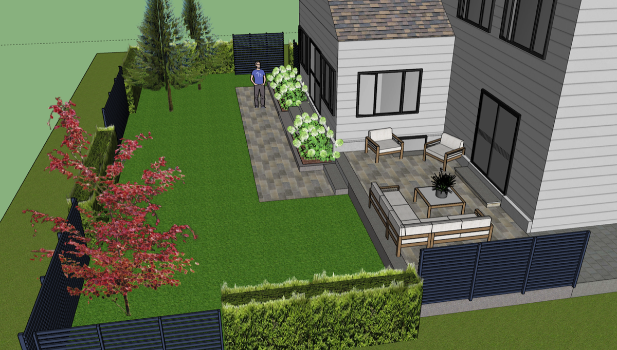 Backyard- 3D View