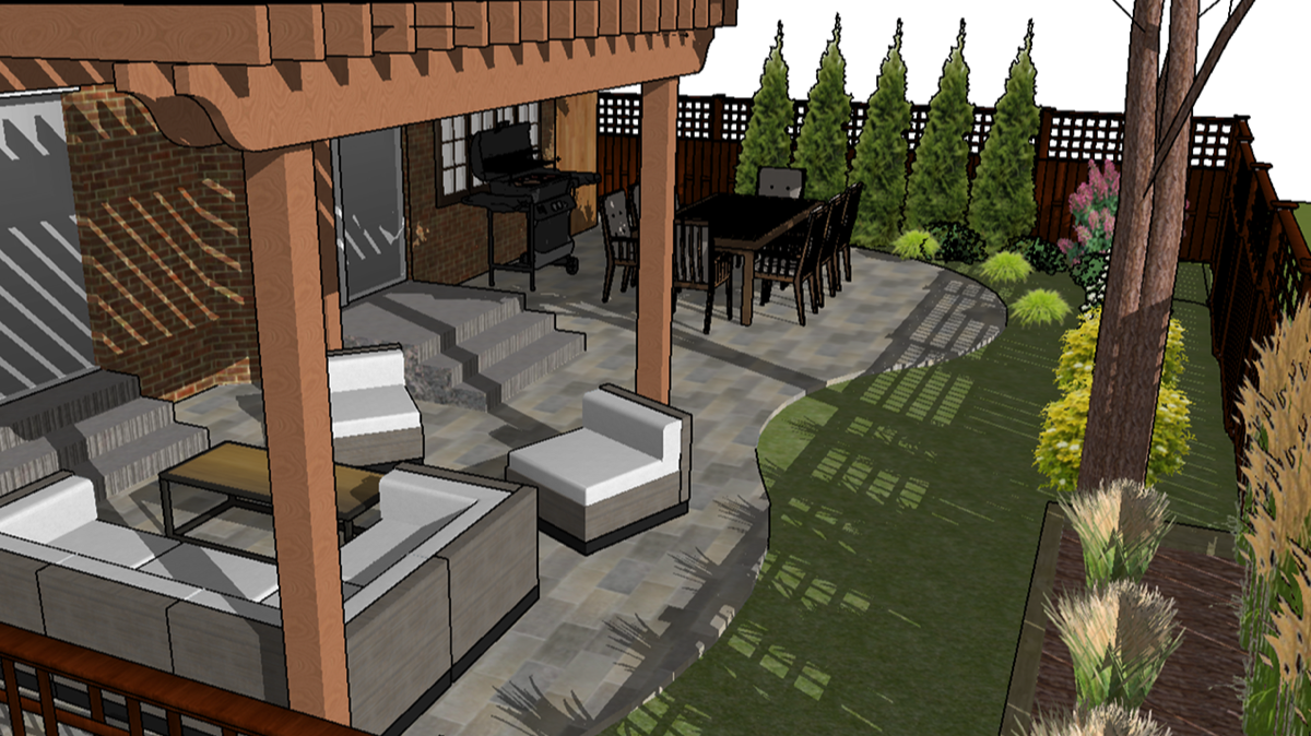 Backyard - 3D View