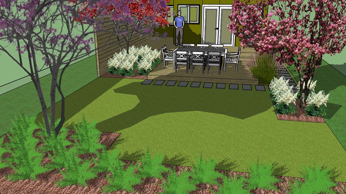 Backyard - 3D View