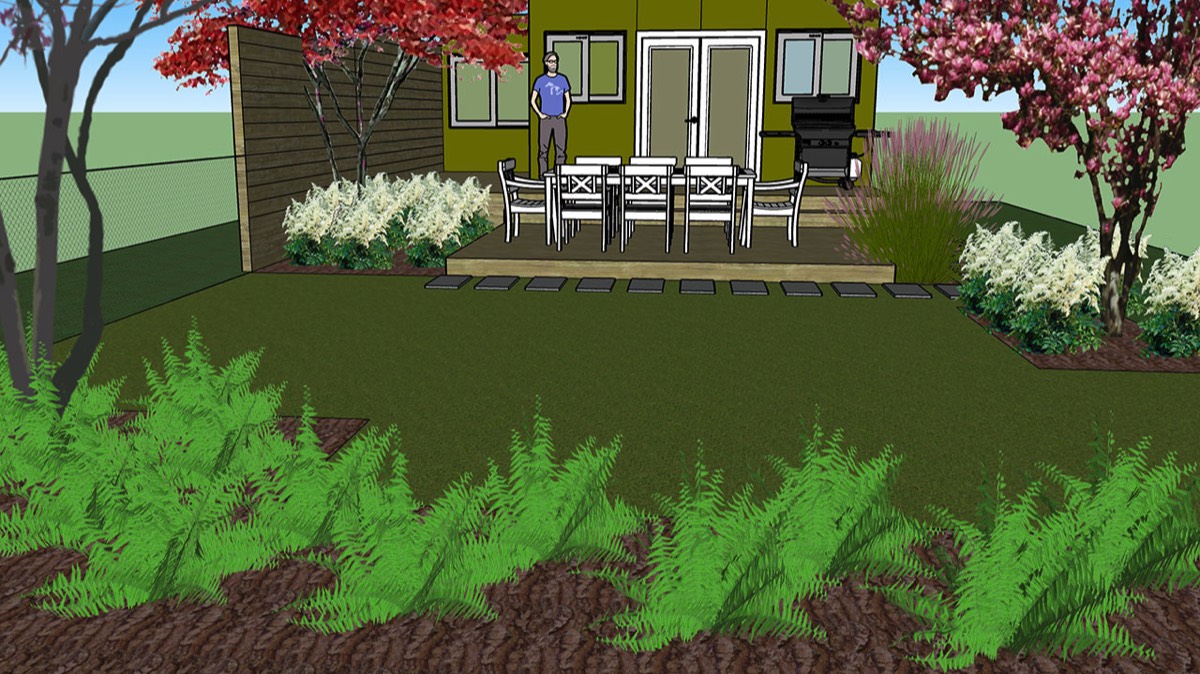 Backyard - 3D View