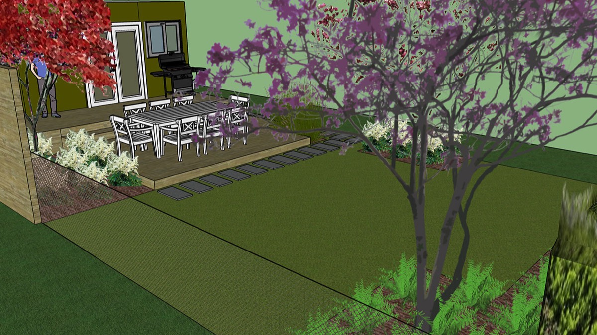 Backyard - 3D View